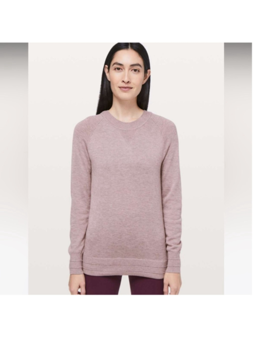 Lululemon Apres Your Way Sweater
Heathered Smoky Blush cashlu sz sm